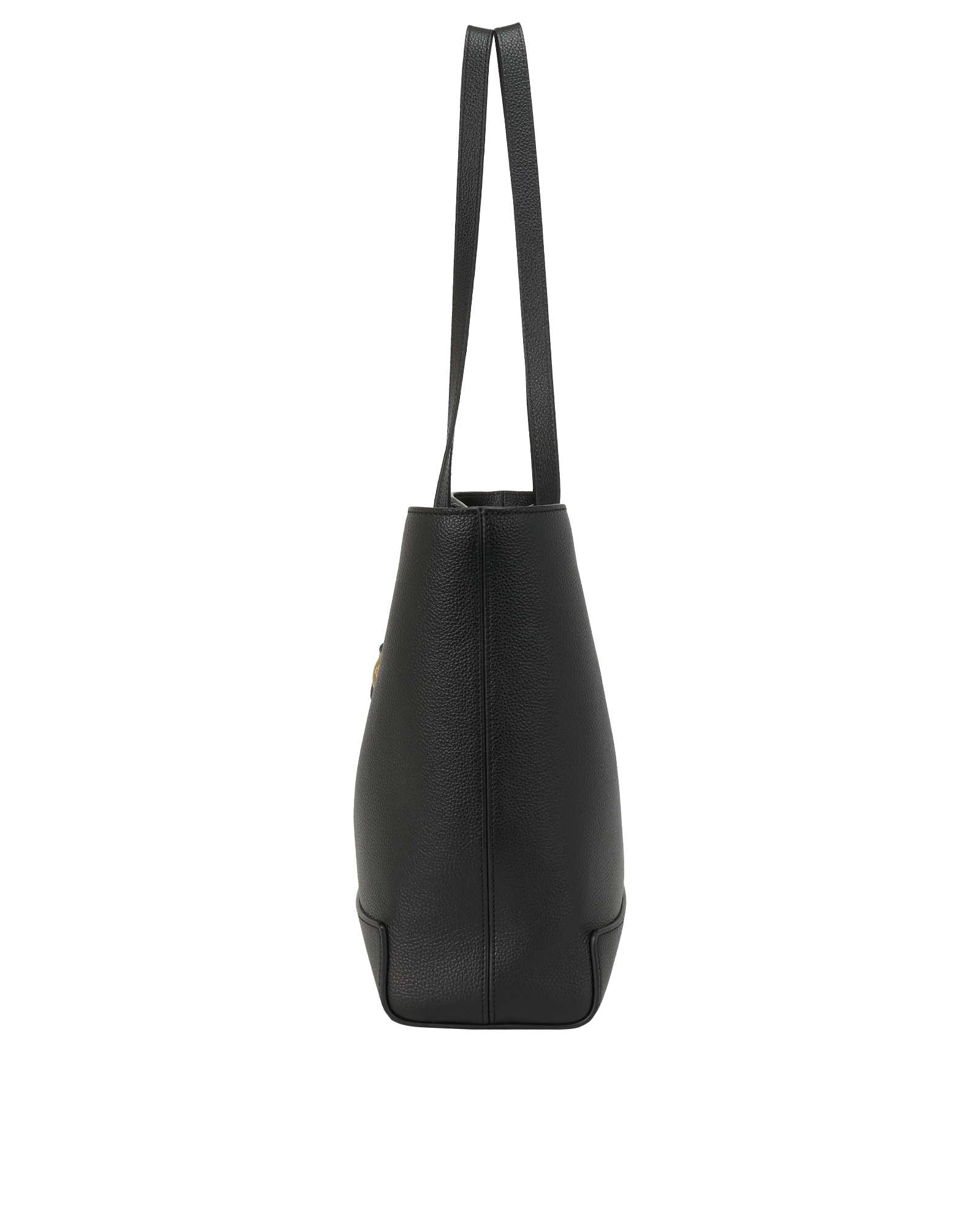 Small East West Tote, &pound;395, Handbags, Black, Leather, Bottom view